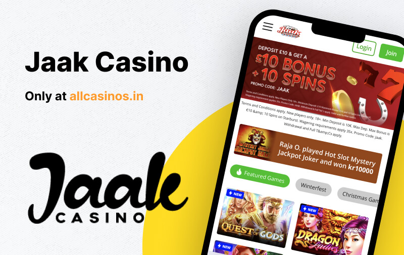 Jaak Casino India