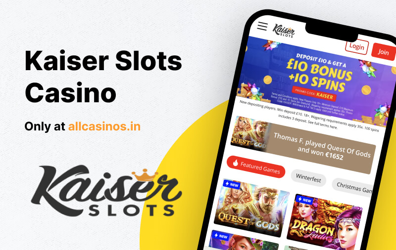 Kaiser Slots Casino India