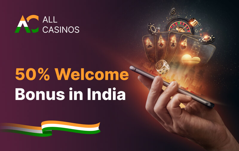 150% Welcome Bonus in India